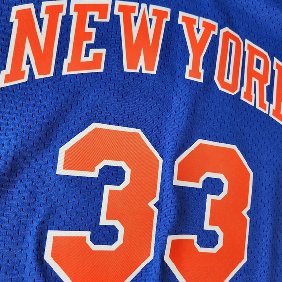 Patrick Ewing Jersey NBA New York Knicks Blue size M to 2XL - Picture 4 of 6